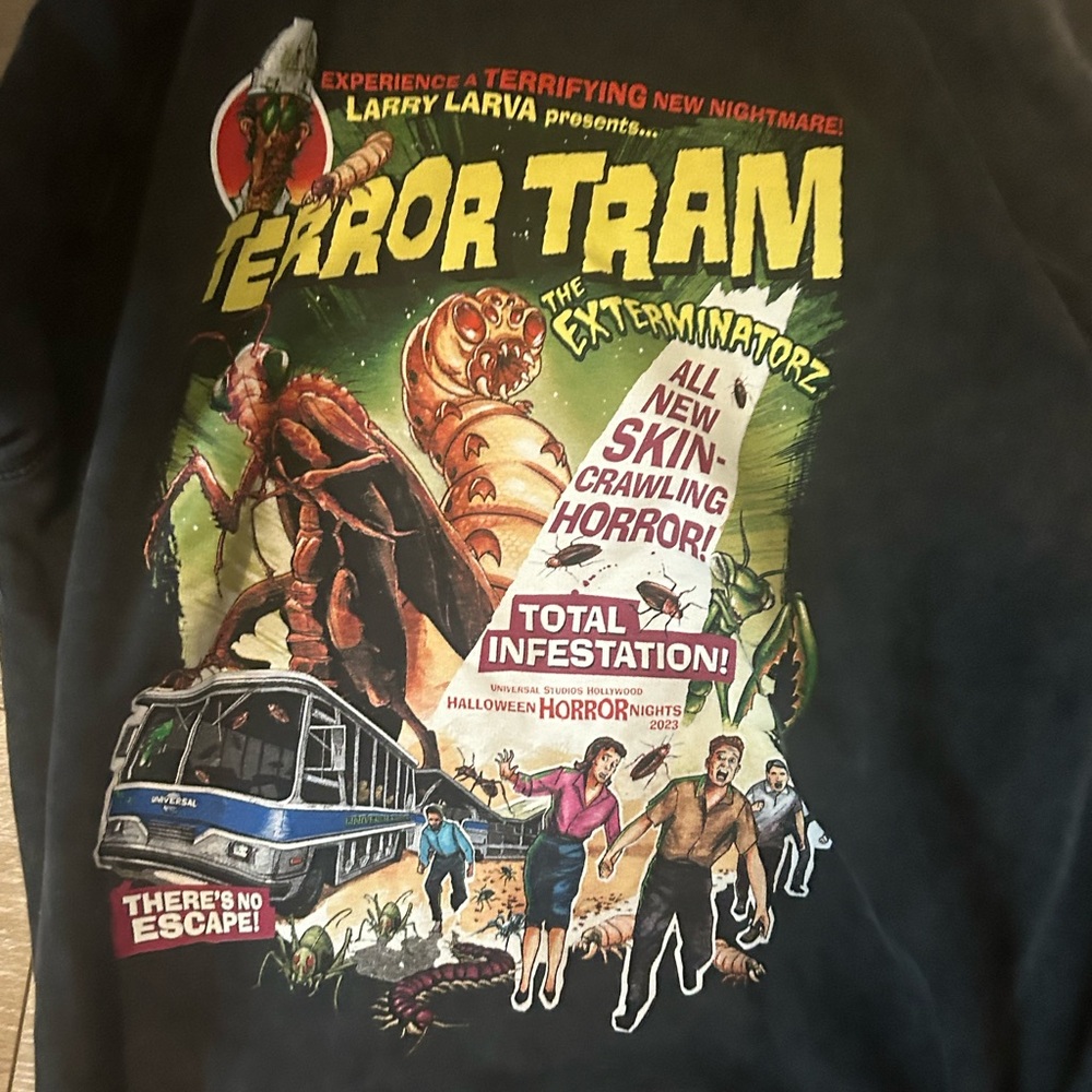 Universal Halloween Horror Nights 2023 Terror Tram Hoodie